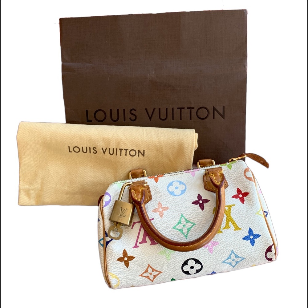 SOLD Louis Vuitton multicolored mini speedy